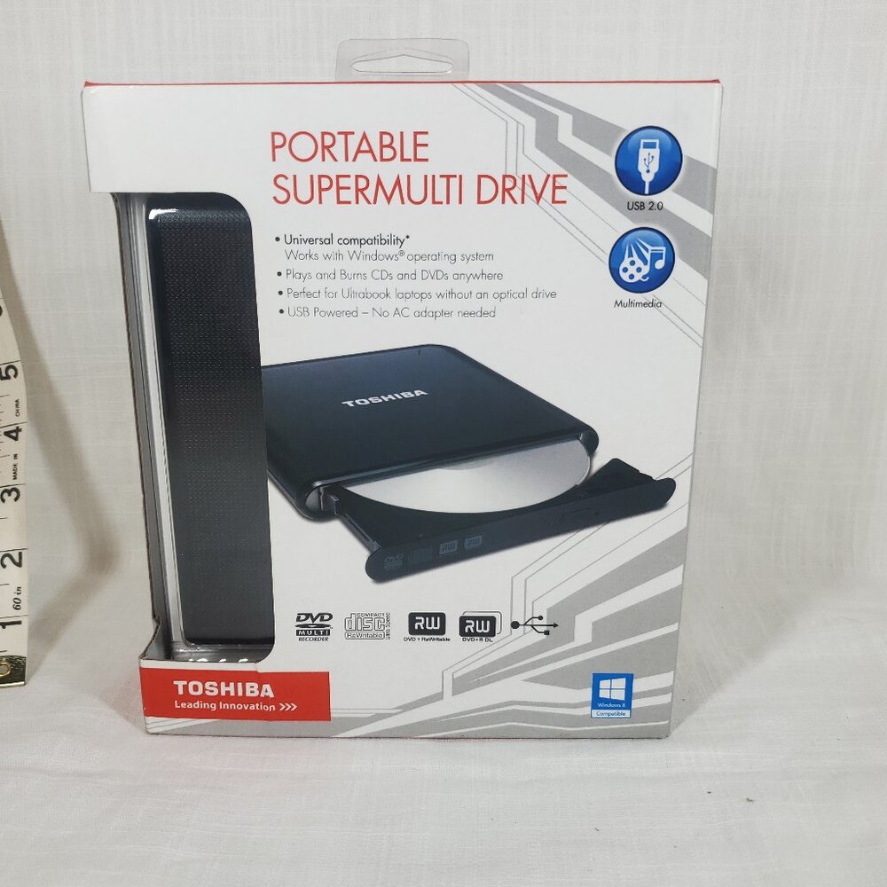 Toshiba Universal Compatibility Portable Supermulti Drive NIB